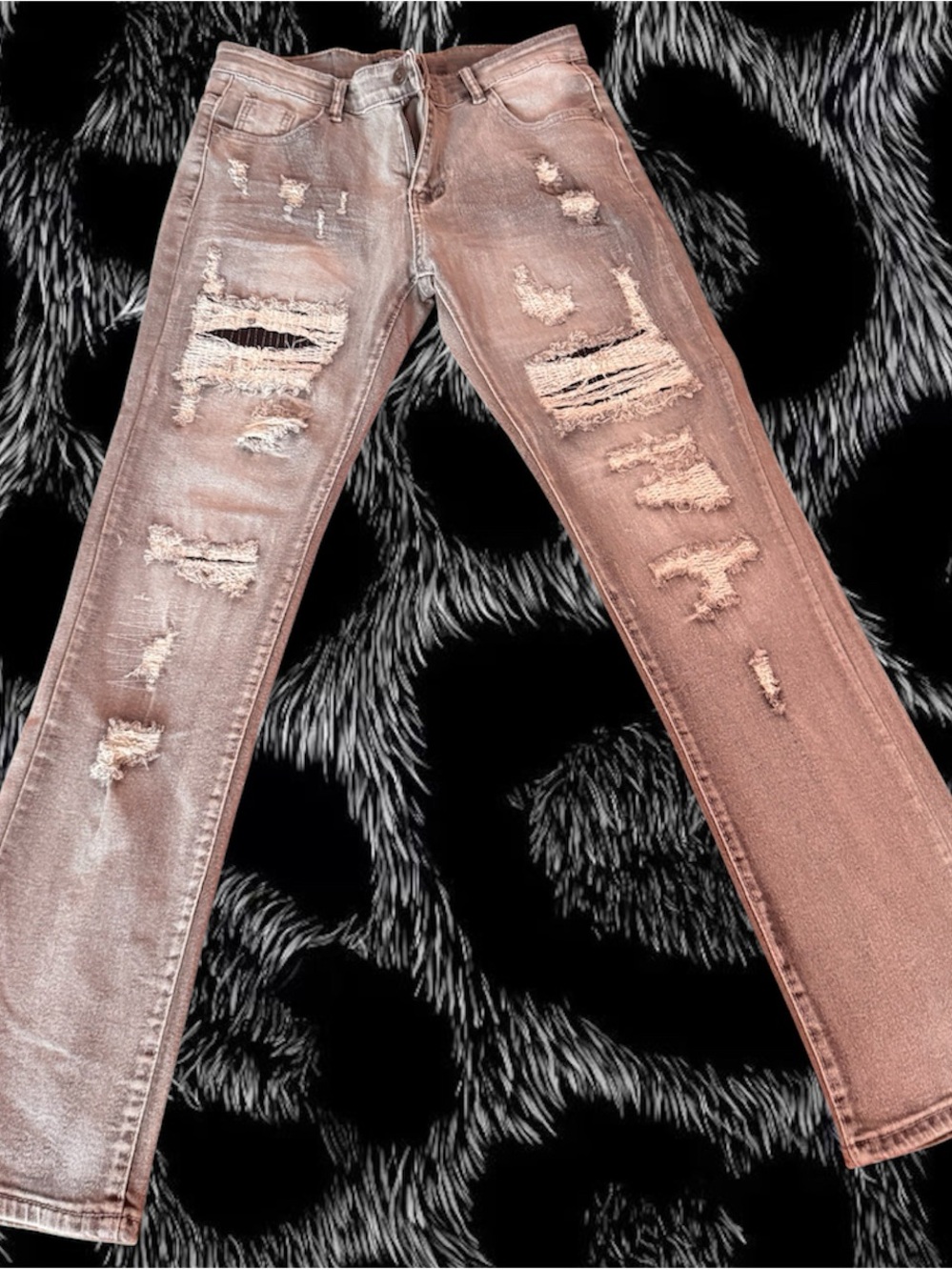 Brooklyn Laundry distressed ripped baggy jeans